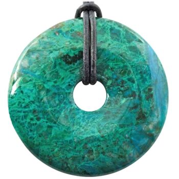 Pendentif Donut en Chrysocolle