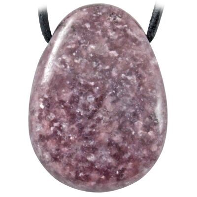 Pendentif Percé en Lépidolite Violette