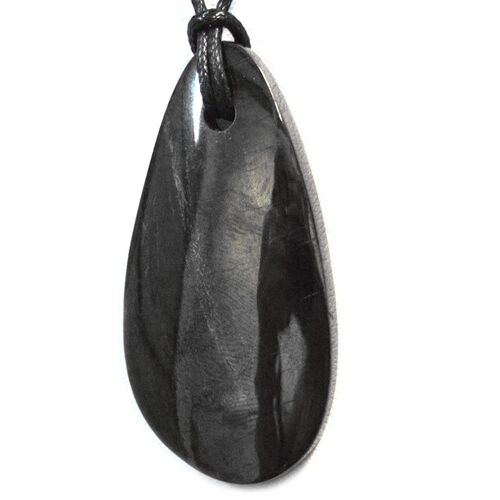 Pendentif Cabochon en Shungite Cristal