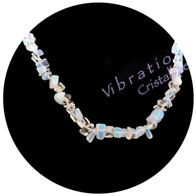 Collier Baroque en Opaline