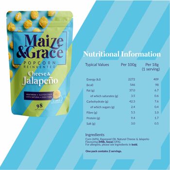 Maïs & Fromage Grace & Popcorn Jalapeño 2