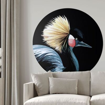 Muurcirkel Crown bird - Wallz