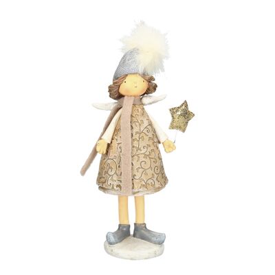 Figurine "Girl with a golden star" 22 cm