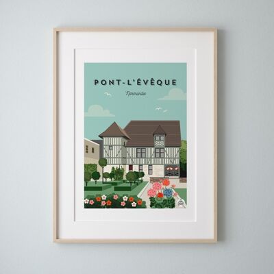 PONT-L'ÉVEQUE - Normandía - Póster