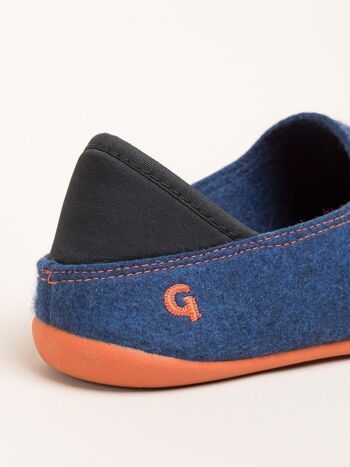 Slip-on laine orange nuit 43-46 6