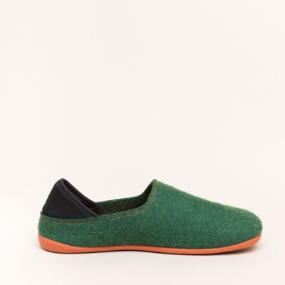 Wool slip-on green orange 36-42