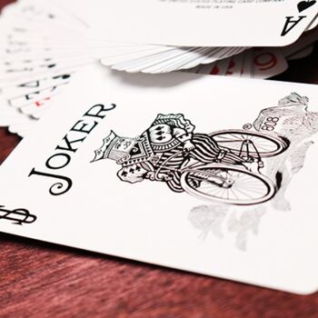 Jeux de Cartes Bicycle Bleu & Rouge - Poker - Magie - Divertissement 3