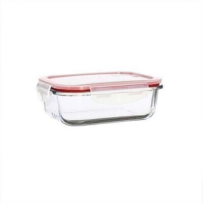 AIRTIGHT CONTAINER
 RECTANGULAR + COVER
 630ML CLEMENTINE