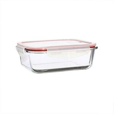 AIRTIGHT CONTAINER
 RECTANGULAR + COVER
 1040ML CLEMENTINE