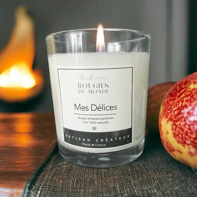 Vela Mes délices (Manzana, pera, canela, tonka)