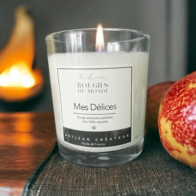 Bougie Mes délices (Pomme, poire, cannelle, tonka)