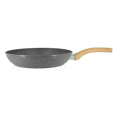 CINNAMON PAN 30CM
 WITH WOODEN HANDLE
 CLEAR