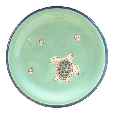 Plate Ocean Love - ceramic tableware - hand painted