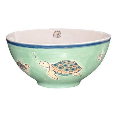 Ciotola Ocean Love - stoviglie in ceramica - dipinta a mano