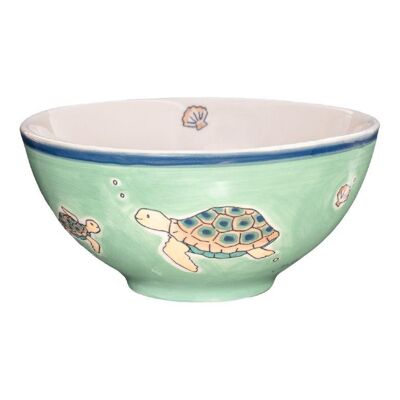 Bowl Ocean Love - ceramic tableware - hand painted