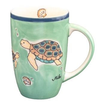 Mug design Ocean Love - vaisselle en céramique - peint à la main 1