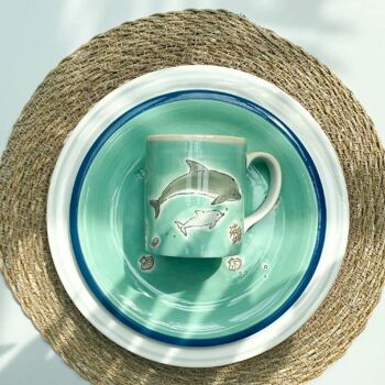 Mug design Ocean Love - vaisselle en céramique - peint à la main 3