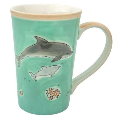 Taza de té Ocean Dream - vajilla de cerámica - pintada a mano