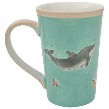 Mug à thé Ocean Dream - vaisselle en céramique - peinte à la main 2