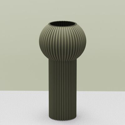 Vaso decorativo minimalista di eco design, "GLO".