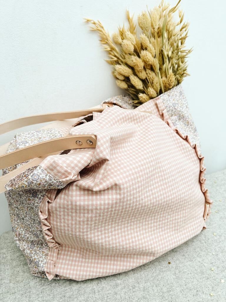 Maxi borsa rosa lilla