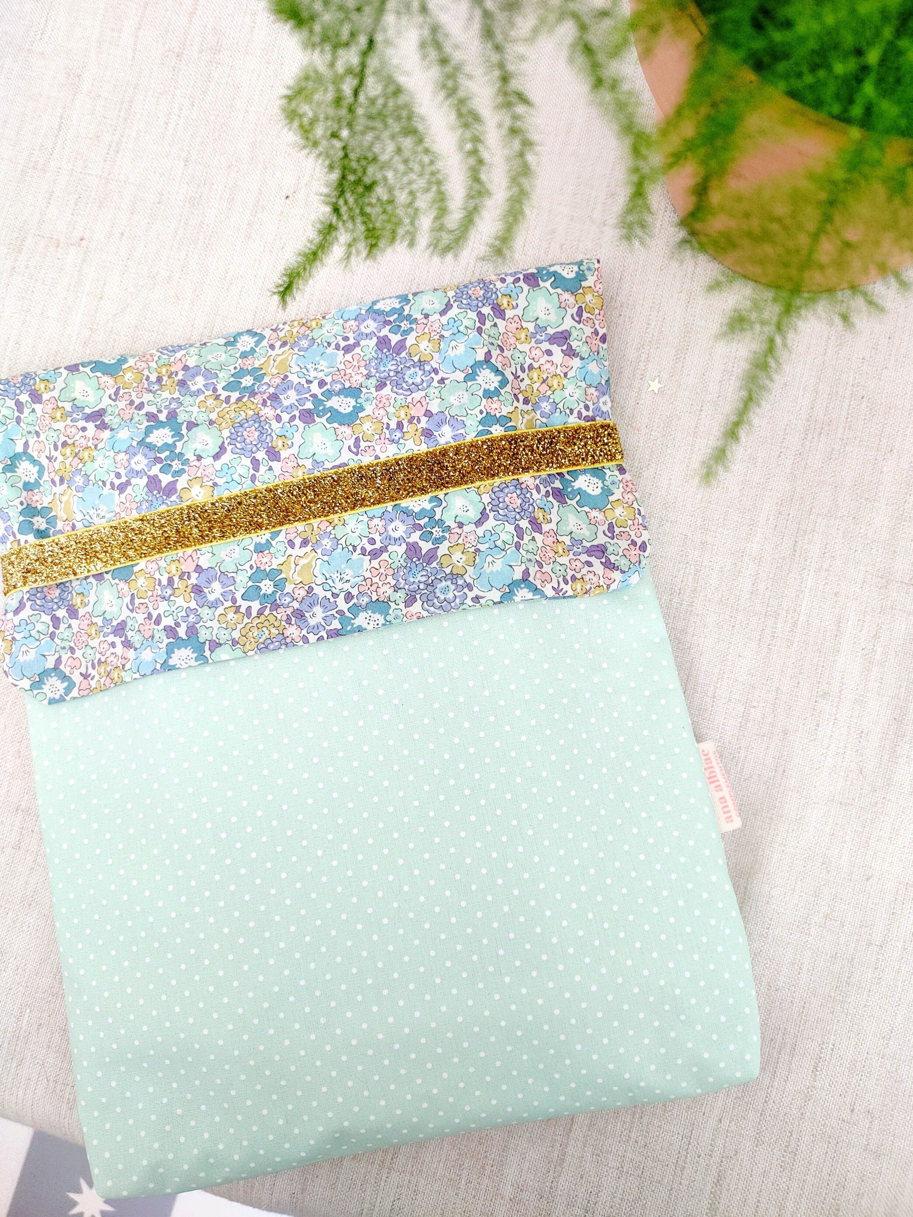 Porta tablet/libro Liberty verde acqua