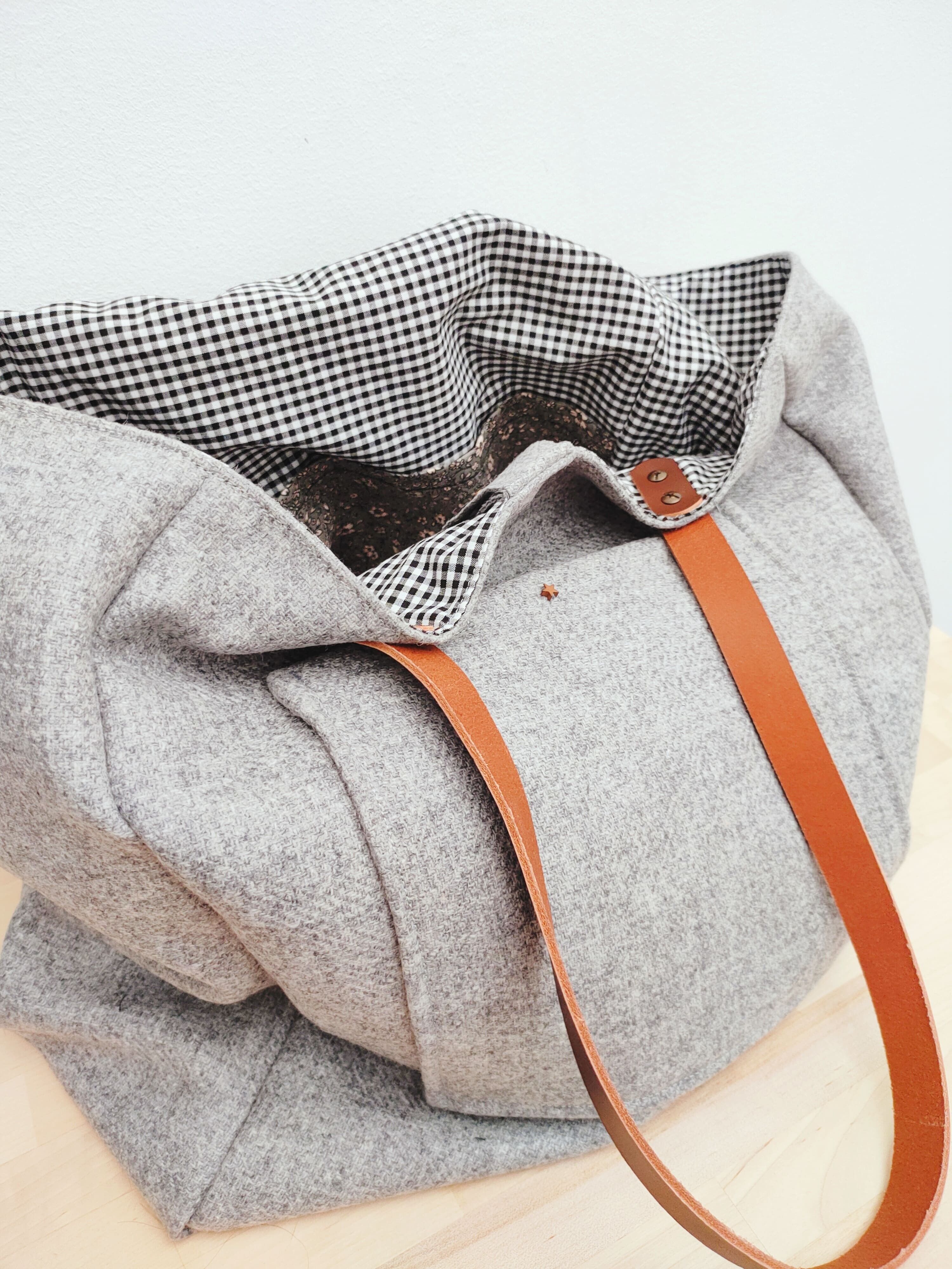 Maxi borsa Inverness grigia