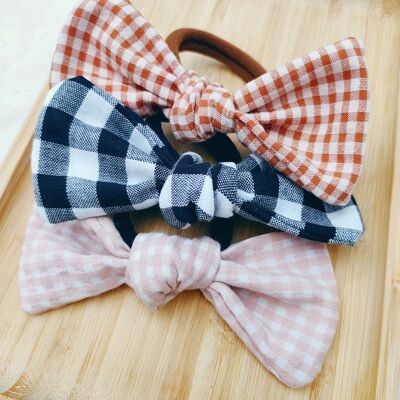 3-pack bow scrunchies