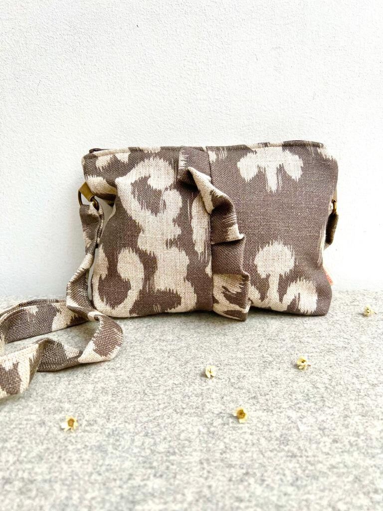 Cíes bella borsa a tracolla in lino