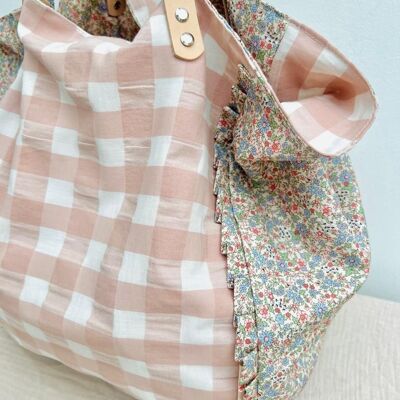 Pink country maxi bag