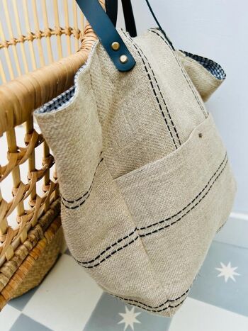 Maxi sac bis rustique