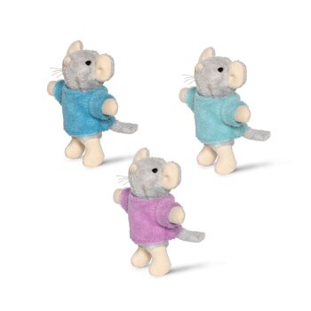 Peluche pour enfants - Triplettes de souris (8 cm) - The Mouse Mansion 2