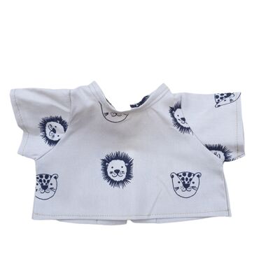 CHEMISE MANCHE COURTE LION TIGRE