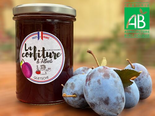 Confiture bio de quetsche