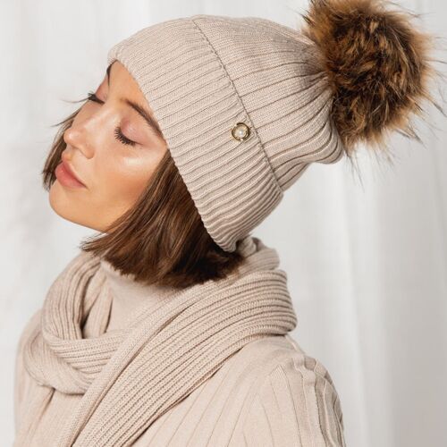 Bamboo hat LULO beige