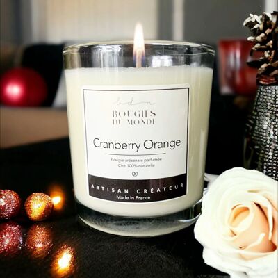 Cranberry Orange scented candle