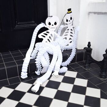 Décorations de squelette d'Halloween - paquet de 2 10