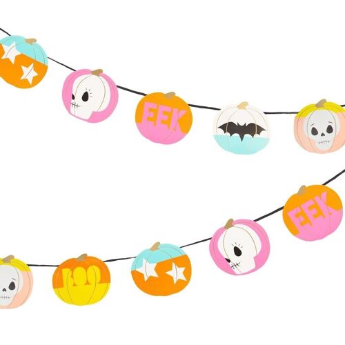 Pumpkin Halloween Garland - 3m