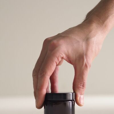 Contenitore in vetro ambrato da 60 ml