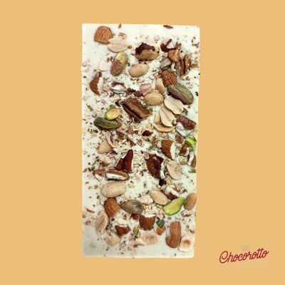 White Chocolate Bar with Dried Fruit Mix 100gr