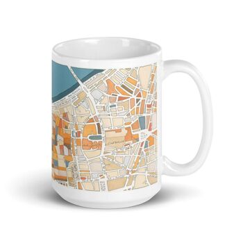 Mug Illustré Plan de BORDEAUX - fait main 5