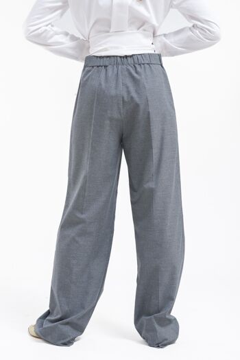 Pantalon plissé gris 5