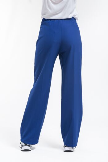 Pantalon plissé bleu roi 6