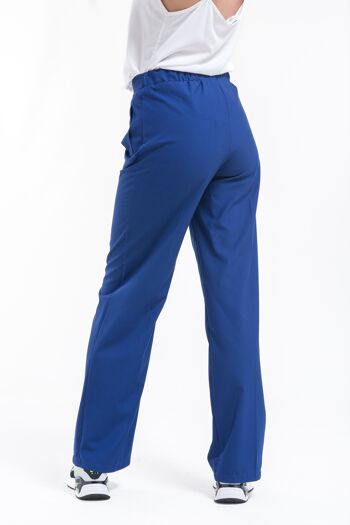 Pantalon plissé bleu roi 7