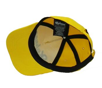 Casquette de baseball Sunset jaune 5