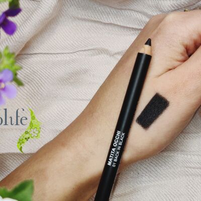 Bio Eye Pencil - Ecolife - 01 Black - Back In Black