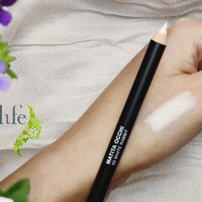 Bio Eye Pencil - Ecolife- 02 White White Rabbit
