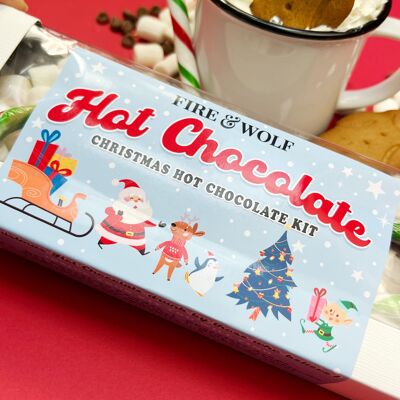 Kit de chocolate caliente navideño