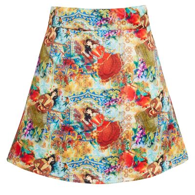 Ahura - Exclusive Persian Print Mini Skirt