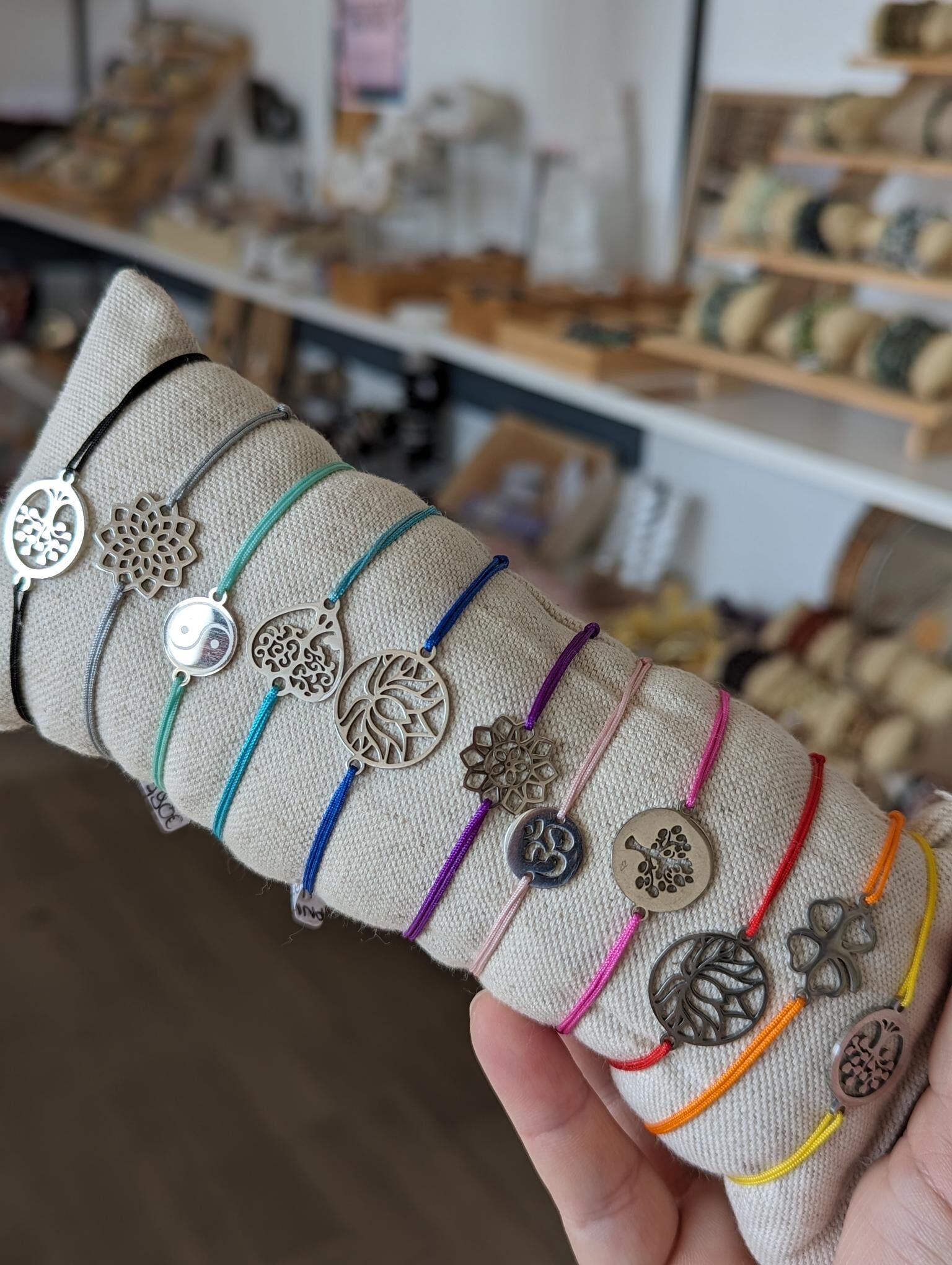 Bracelets Acier et cordon collection Zen